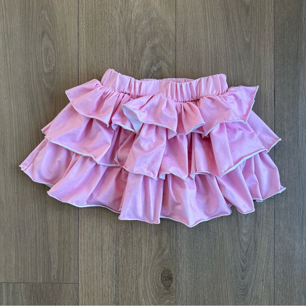 Pink Ruffled Skirt